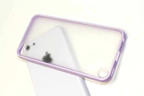 0650905779626 - DIGIWAVES U.S.A. - FOR APPLE IPOD TOUCH 5 5TH OR 6 6TH GENERATION PROTECTIVE HYBRID TPU+PC BUMPER WITH CLEAR MATTE BACK COVER CASES FOR IPOD ITOUCH 5 5TH OR 6 6TH GENERATION (PURPLE)