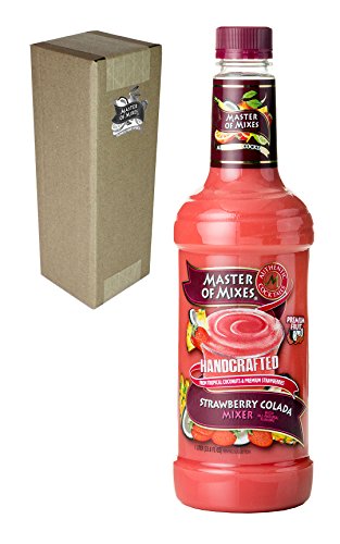 0650905850691 - MASTER OF MIXES STRAWBERRY COLADA DRINK MIX, READY TO USE, 1 LITER BOTTLE (33.8 FL OZ), INDIVIDUALLY BOXED