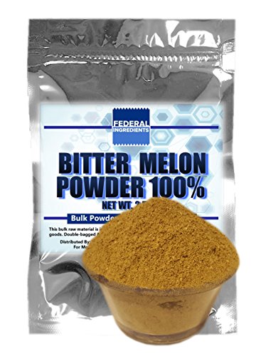 0065158400317 - BITTER MELON POWDER 100% - 2.5 OUNCE LAB GRADE (70 GRAMS) - MADE IN THE USA BY FEDERAL INGREDIENTS - AKA GOYA GOURD KARELA BITTER MELON FRUIT BITTER MELON POWDER BITTER GOURD TEA