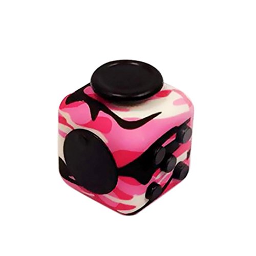 0651748462461 - ZYOOH FIDGET CUBE FIDGET DICE TOY - RELIEVES STRESS & ANXIETY, HELPS TO FOCUS - FOR ADULTS AND CHILDREN - EXTRA DURABLE SILICON NON-PLASTIC TWIDDLE CUBE (C)