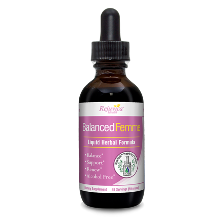 0651989035202 - BALANCED FEMME - HERBAL PMS AND MENOPAUSE SUPPORT | ALL-NATURAL LIQUID FOR 2X ABSORPTION | VITEX, DONG QUAI, MACA ROOT & MORE!