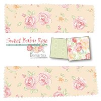 0651989714206 - SWEET BABY ROSE FLORAL CHARM PACK BY BENARTEX; 42 - 5 FABRIC SQUARES