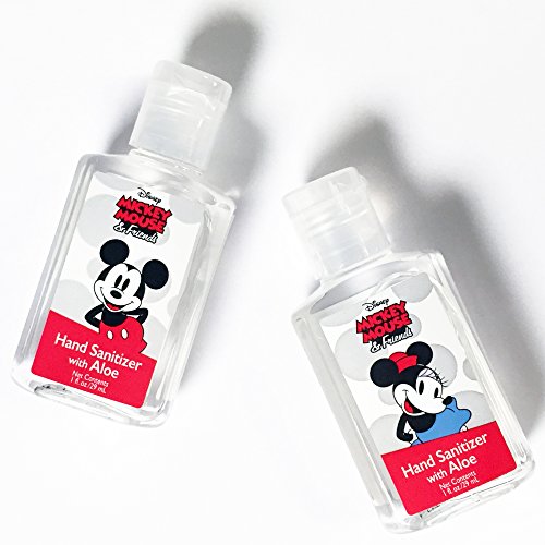 0652435210020 - DISNEY HAND SANITIZERS WITH CLASSIC MICKEY AND MINNIE MOUSE (MICKEY & MINNIE REFILLS, 2)