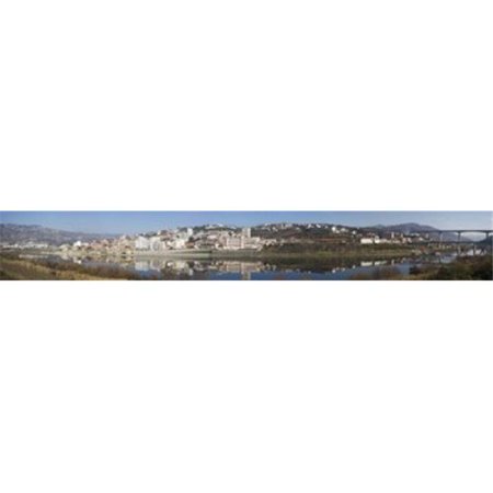 0652513333542 - VILLAGE AT THE WATERFRONT REGUA ALTO DOURO DOURO VALLEY PORTUGAL POSTER PRINT BY - 55 X 8