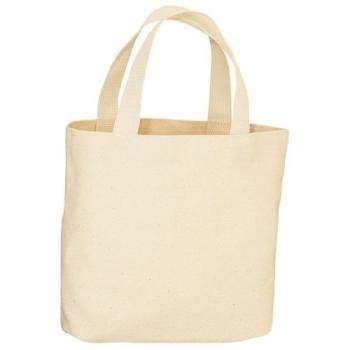 0652695386763 - CANVAS TOTE BAG - NATURAL COLOR - 13-1/2 X 14 X 3-1/4 INCHES