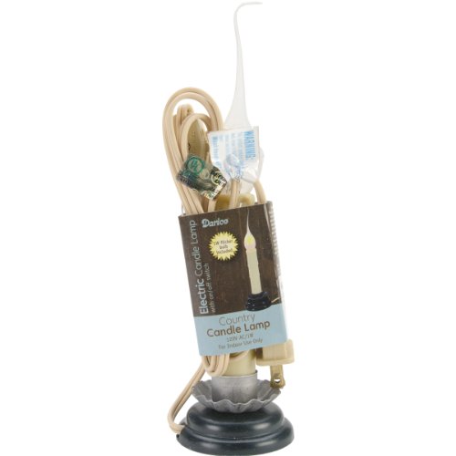 0652695496653 - DARICE CANDLE LAMP COLLECTION COUNTRY FLICKERING LAMP, 6-INCH