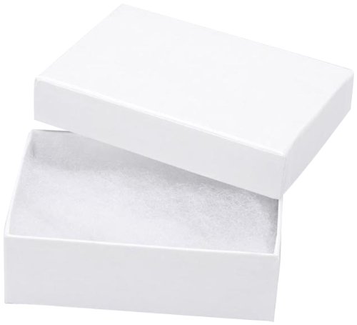 0652695644580 - DARICE 3-INCH BY 2 1/8-INCH BY 1-INCH JEWELRY BOX WITH FILLER, 6-PACK