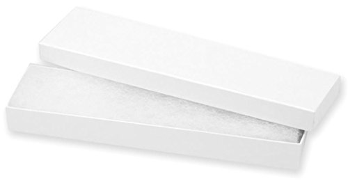 0652695644603 - DARICE 8-INCH BY 2-1/6-INCH BY 7/8-INCH JEWELRY BOX WITH FILLER, 6-PACK