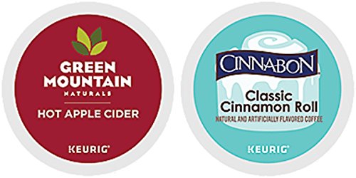 6527853425704 - CINNABON AND GREEN MOUNTAIN NATURALS HOT APPLE CIDER K-CUP COMBO PACK FOR KEURIG 2.0 - 48 COUNT/24 PER BOX