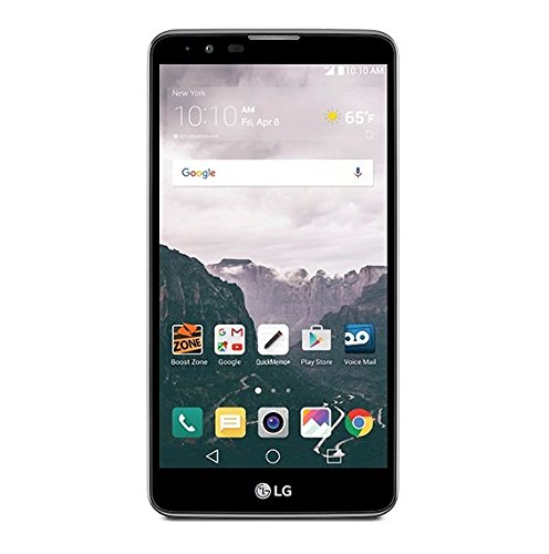 0652810518383 - BOOST MOBILE - LG G STYLO 4G WITH 16GB MEMORY NO-CONTRACT CELL PHONE - TITAN