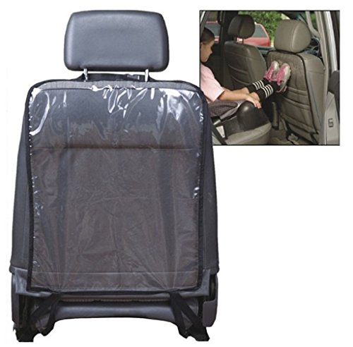 0652860634880 - ZYCSHANG CAR AUTO SEAT TRANSPARENT BACK PROTECTOR COVER FOR CHILDREN KICK MAT MUD CLEAN (BLACK)