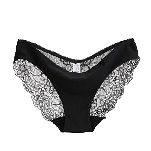TOOTU WOMEN LACE PANTIES SEAMLESS COTTON PANTY HOLLOW BRIEFS