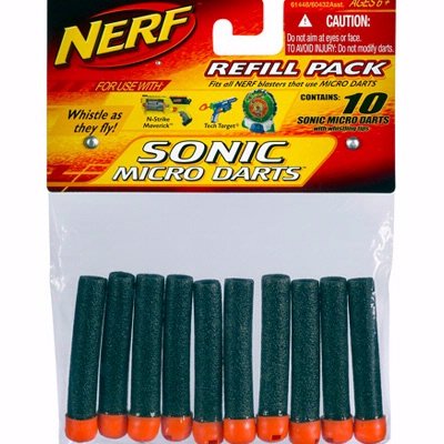 0653569174295 - NERF ACTION BLASTERS SONIC MICRO DARTS REFILL PACK