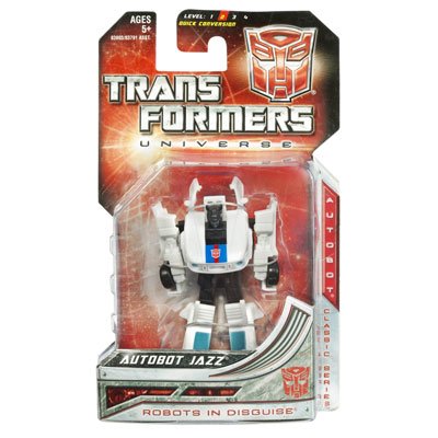 0653569329459 - AUTOBOT JAZZ TRANSFORMER ACTION FIGURE - TRANSFORMERS UNIVERSE: ROBOTS IN DISGUISE