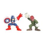 0653569332831 - MARVEL SUPER HERO SQUAD CAPTAIN AMERICA AND RED SKULL ACTION FIGURES