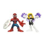 0653569577263 - MARVEL SUPER HERO SQUAD COLLECTION SPIDER-MAN AND SPIDER-WOMAN ACTION FIGURE SET