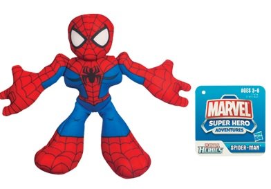0653569666998 - MARVEL SUPER HERO ADVENTURES PLAYSKOOL HEROES SPIDER-MAN PLUSH TOY