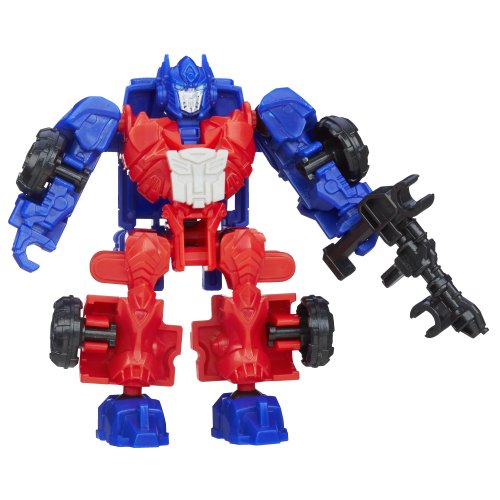 0653569917915 - TRANSFORMERS AGE OF EXTINCTION CONSTRUCT-BOTS DINOBOT RIDERS OPTIMUS PRIME BUILDABLE FIGURE