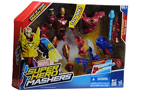 0653569924302 - MARVEL SUPER HERO MASHERS ELECTRONIC IRON MAN BY HASBRO