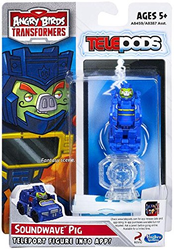 0653569978169 - ANGRY BIRDS TRANSFORMERS TELEPODS FIGURE PACK SOUNDWAVE PIG
