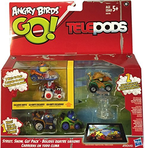 0653569989141 - ANGRY BIRDS GO TELEPODS STREET, SNOW, GO! PACK EXCLUSIVE KARTS