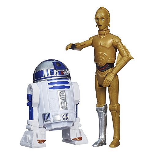 0653569990611 - STAR WARS REBELS, MISSION SERIES, C-3PO AND R2-D2 ACTION FIGURE SET, 3.75 INCHES