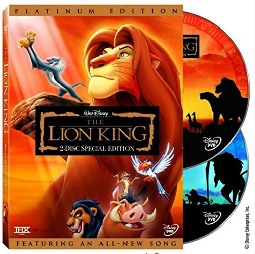 0653801140385 - THE LION KING PLATINUM EDITION 2003 DVD FEATURES AN ALL-NEW SONG 2-DISC SET
