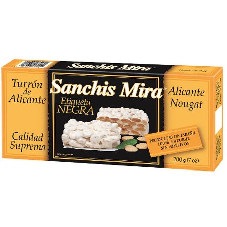 0654114770542 - TURRON DE ALICANTE BY SANCHIS MIRA 7 OZ. IMPORTED FROM SPAIN