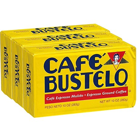 0654114774700 - CAFE BUSTELO ESPRESSO GROUND COFFEE, 10 OUNCE (PACK OF 3)