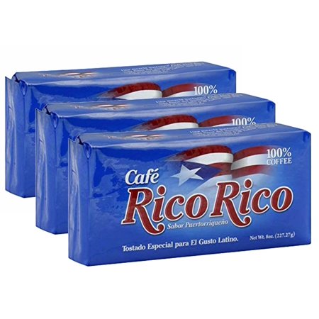 0654114776100 - CAFE RICO RICO 8 OZ VAC COFFEE (3 PACK)