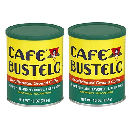 0654114776827 - CAFE BUSTELO DECAF GROUND COFFEE, 10 OZ CAN (PACK OF 2)