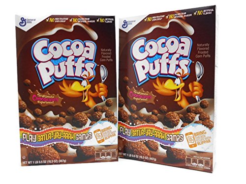 6543918139492 - COCOA PUFFS CEREAL (TWO 16.5 OZ. BOXES)