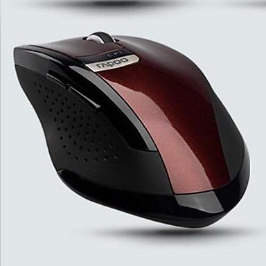 6546548742407 - THE MOUSE AND KEYBOARD RAPOO 2.4G WIRELESS MULTI-TOUCH GAMING MOUSE (ASSORTED COLORS) , RED