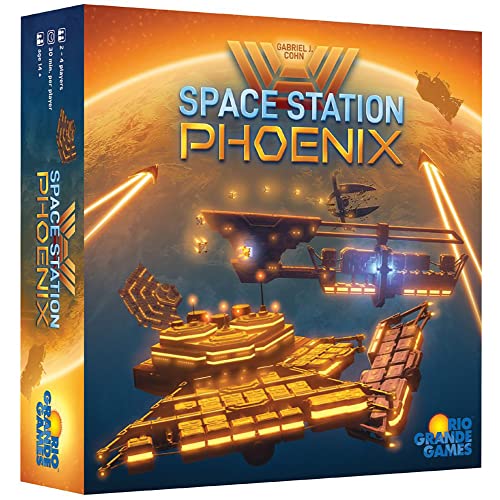 0655132005784 - SPACE STATION PHOENIX - RIO GRANDE GAMES - STRATEGY BOARD GAME, AGES 14+, 2-4 PLAYERS, 90-120 MIN