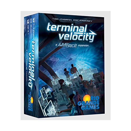 0655132005920 - JUMP DRIVE: TERMINAL VELOCITY EXPANSION - GALAXY RACE CARD GAME, AN EXPANSION FOR JUMP DRIVE BASE GAME - GALAXY RACE CARD GAME, RIO GRANDE GAMES, 1-5 PLAYERS, 30 MINUTE PLAYING TIME
