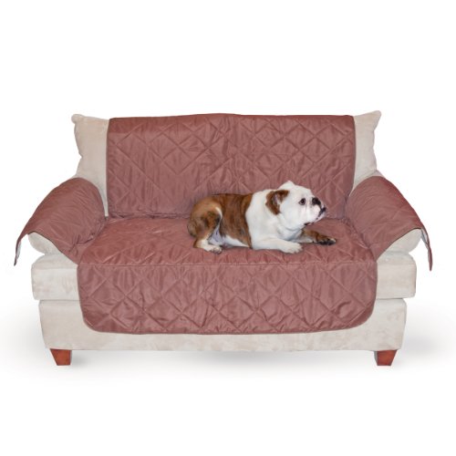 0655199078165 - K&H PET PRODUCTS ECONOMY FURNITURE LOVESEAT COVER - CHOCOLATE - 75 X 87 IN.