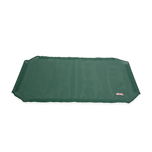 0655199637386 - K&H PET PRODUCTS ORIGINAL PET COT ALL SEASON REPLACEMENT COVER (COT SOLD SEPARATELY) GREEN MEDIUM 25 X 32 INCHES