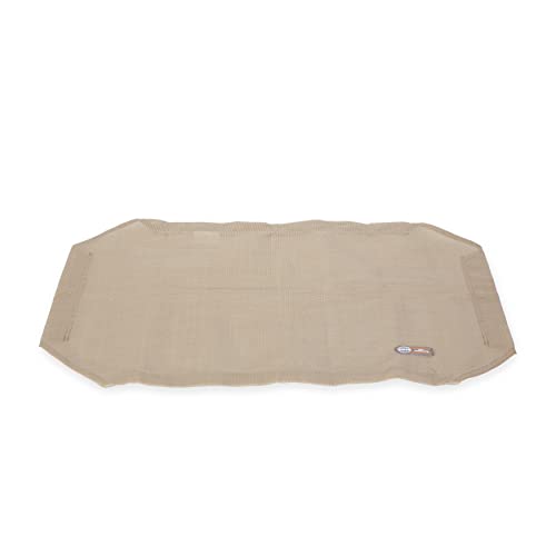 0655199637683 - K&H PET PRODUCTS ORIGINAL PET COT ALL SEASON REPLACEMENT COVER (COT SOLD SEPARATELY) TAN MEDIUM 25 X 32 INCHES