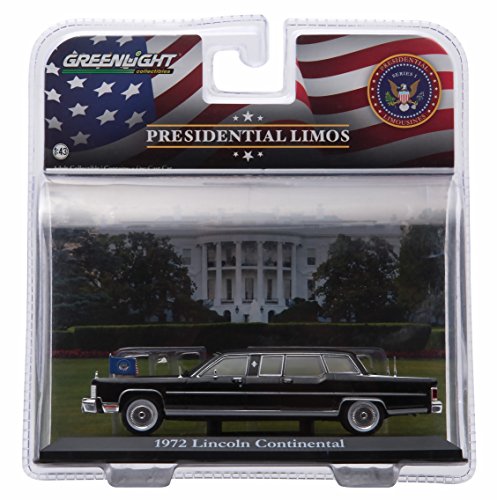 0655257549842 - PRESIDENT GERALD R. FORD'S 1972 LINCOLN CONTINENTAL * PRESIDENTIAL LIMOS SERIES ONE * 2016 GREENLIGHT COLLECTIBLES 1:43 SCALE DIE-CAST LIMOUSINE