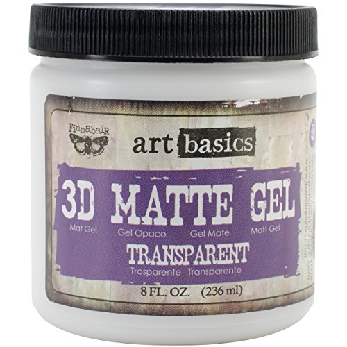 0655350961398 - PRIMA MARKETING ART BASICS 3D MATTE GEL, 8-OUNCE, TRANSPARENT
