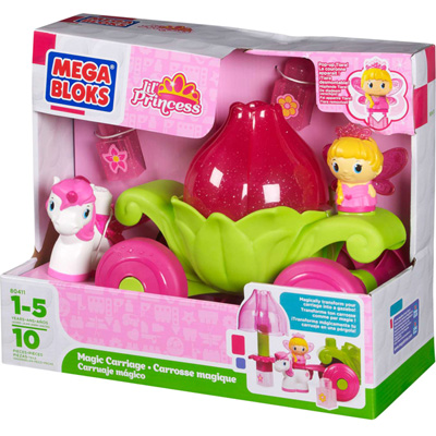 0065541804111 - FIRST BUILDERS SPARKLING PRINCESS MAGIC CARRIAGE