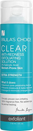 0655439062107 - PAULA'S CHOICE CLEAR EXTRA STRENGTH ANTI-REDNESS EXFOLIATING SOLUTION WITH 2% BHA SALICYLIC ACID FOR SEVERE ACNE - 4 OZ