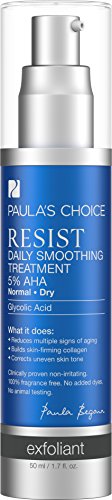 0655439076609 - PAULA'S CHOICE RESIST DAILY SMOOTHING TREATMENT WITH 5% AHA GLYCOLIC ACID EXFOLIANT FOR NORMAL TO DRY SKIN - 1.7 OZ