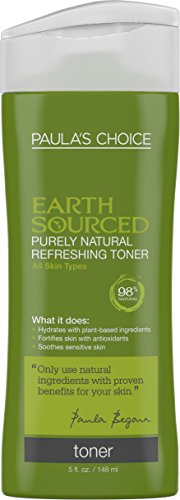 0655439085106 - PAULA'S CHOICE EARTH SOURCED PURELY NATURAL REFRESHING TONER WITH ANTIOXIDANTS FOR SENSITIVE SKIN 5 OZ