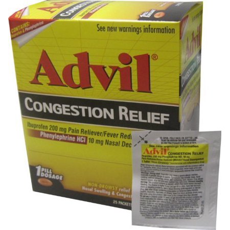 0655708017821 - CONGESTION RELIEF 25 PACKETS POUCHES OF 1 COATED TABLETS