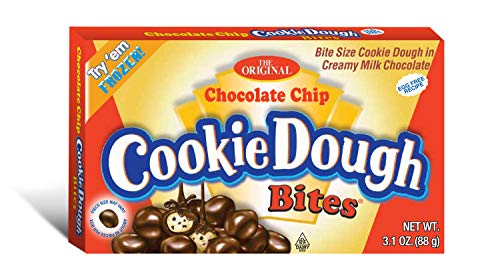 0655956000125 - COOKIE DOUGH BITES, CHOCOLATE CHIP, 3.1 OUNCE (PACK OF 12)