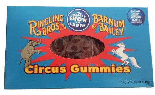 0655956000767 - RINGLING BROS. AND & BAILEY THE GREATEST SHOW ON EARTH GUMMIES