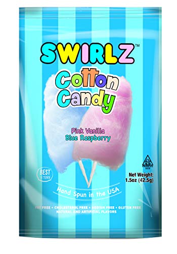 0655956055217 - TASTE OF NATURE SWIRLZ COTTON CANDY, 1.5 OUNCE (PACK OF 12)