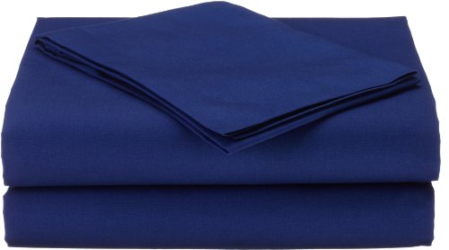 0656173143084 - AMERICAN BABY COMPANY TODDLER 220 THREAD COUNT COTTON SHEET SET - ROYAL BLUE