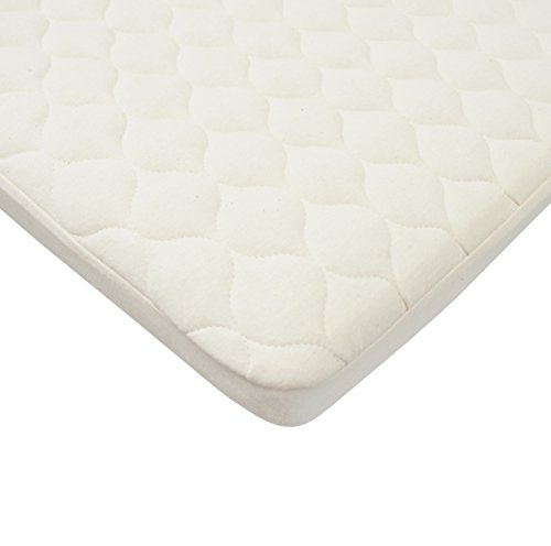 0656173827663 - AMERICAN BABY COMPANY ORGANIC COTTON QUILTED WATERPROOF FITTED BASSINET PAD COVER